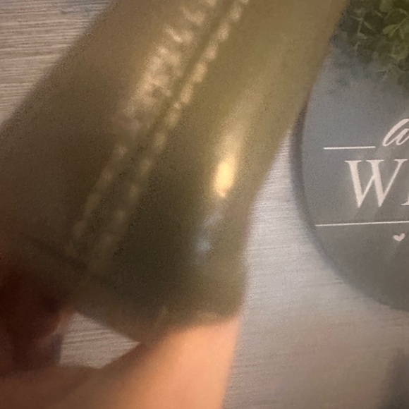 Coach olive green patent Leather mini clutch/wristlet - Picture 5 of 9